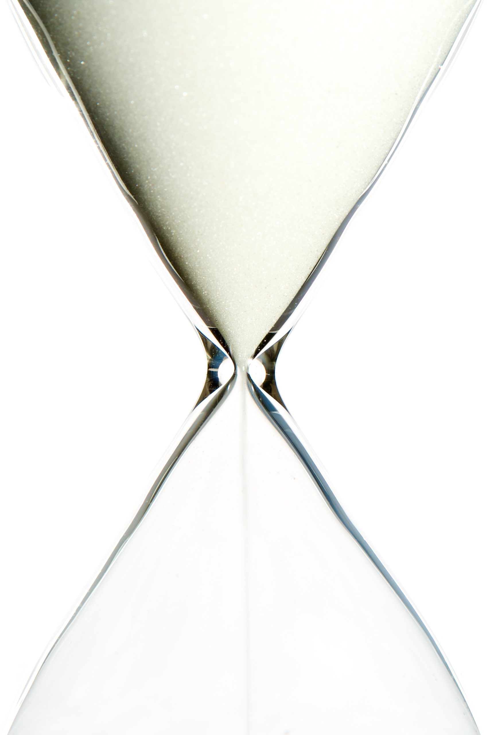 a large hourglass sand timer